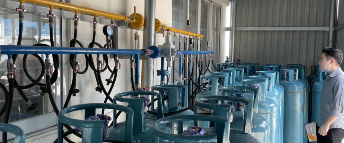 Sử dụng Gas trong sơn tĩnh điện
