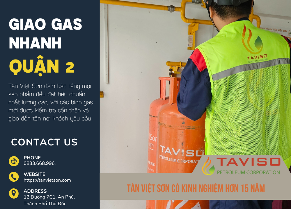 Giải Pháp Đổi Bình Gas Nhanh Tại Quận 2