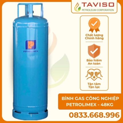 Bình Gas Công Nghiệp Petrolimex - 48Kg