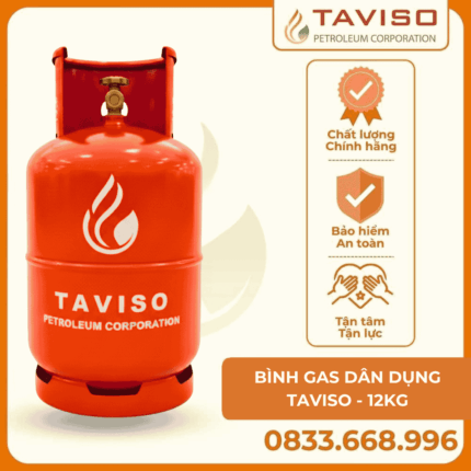 Bình Gas DÂN DỤNG TAVISO- 12kg