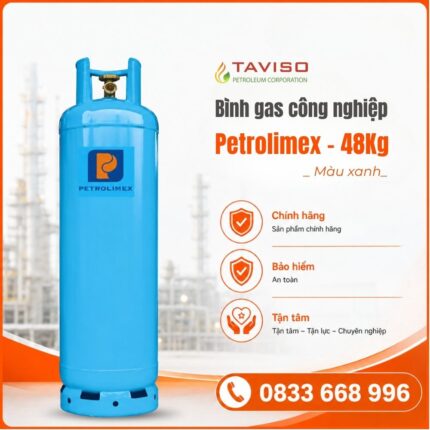 Bình Gas Công Nghiệp Petrolimex 48Kg Chính Hãng