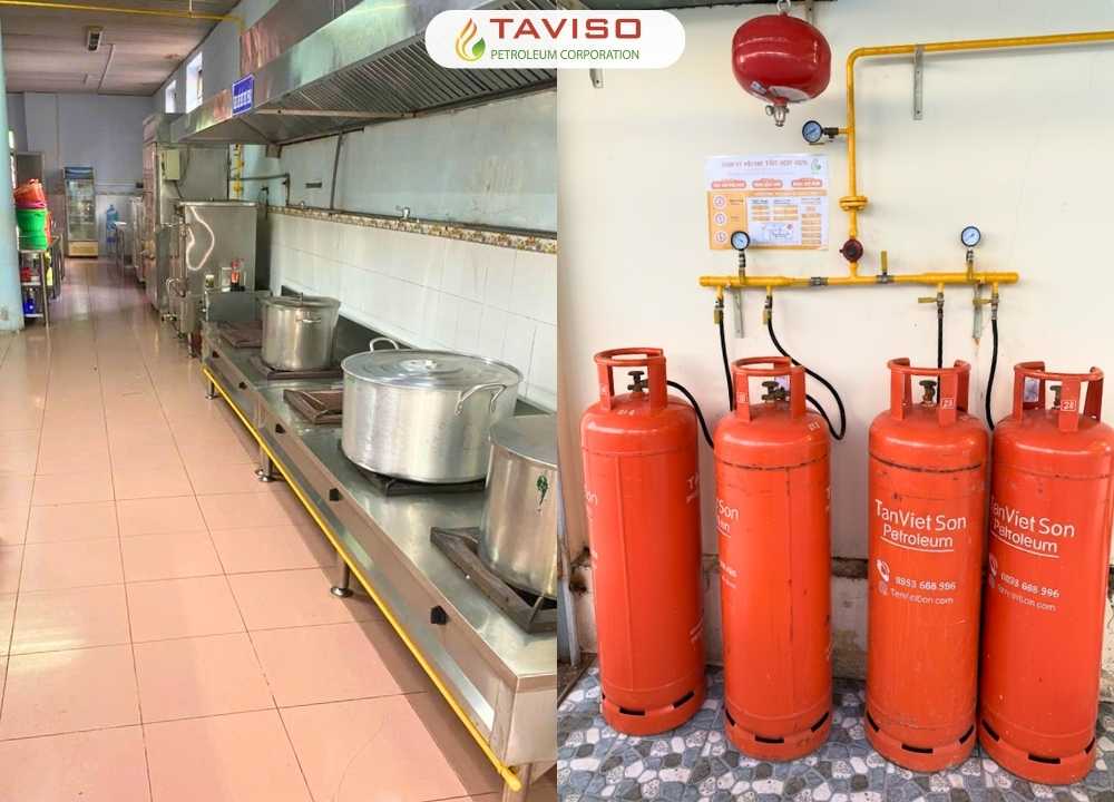 Tân Việt Sơn, TAVISO, gas bồn, gas công nghiệp, hệ thống gas bồn, hệ thống gas công nghiệp, gas trường học
