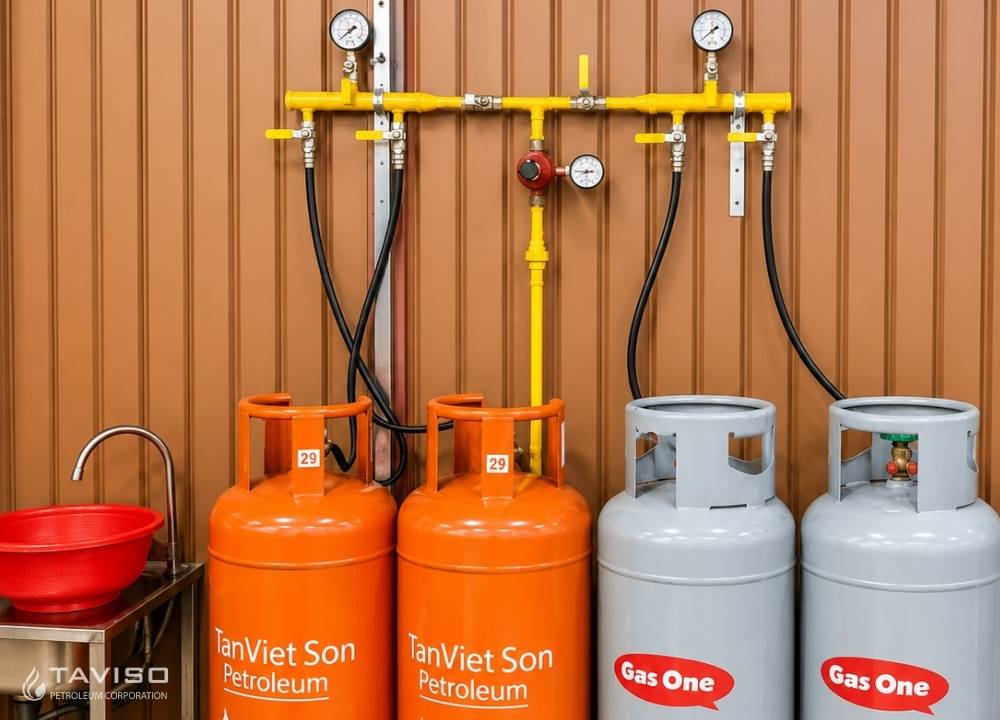 hệ thống gas, tân việt sơn, hệ thống gas công nghiệp, gas công nghiệp